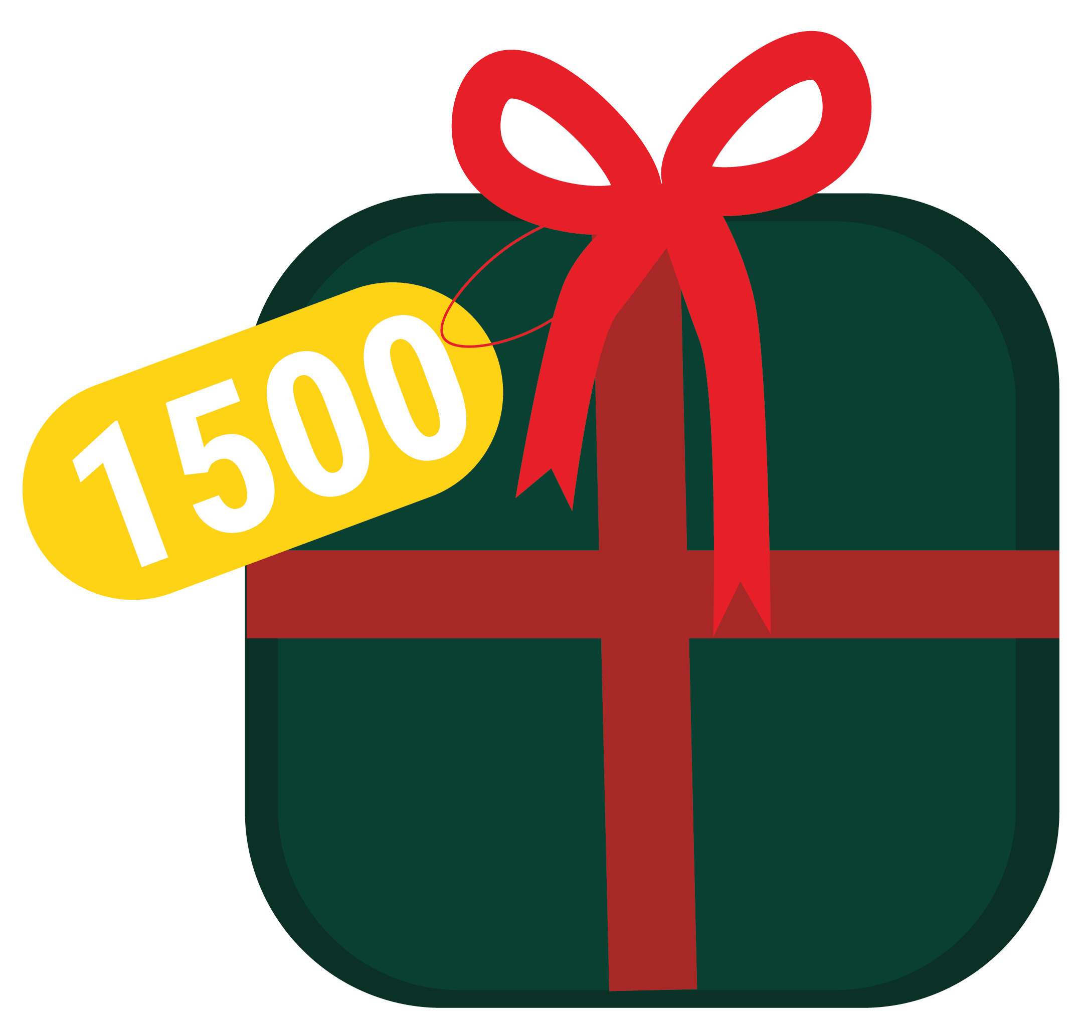 Gave icon 1500kr